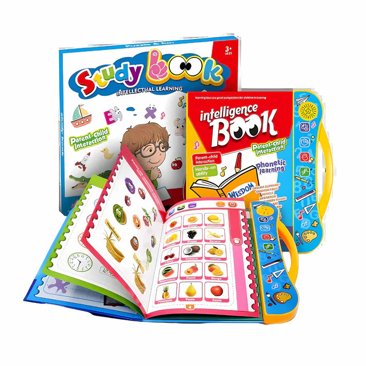 Kids Intelligence E-Book, English Letters & Words Learning