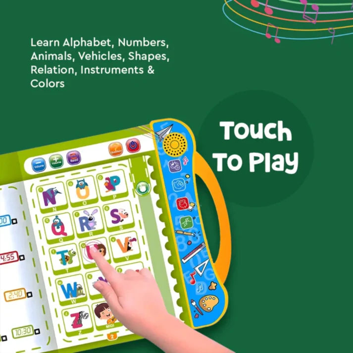 Kids Intelligence E-Book, English Letters & Words Learning