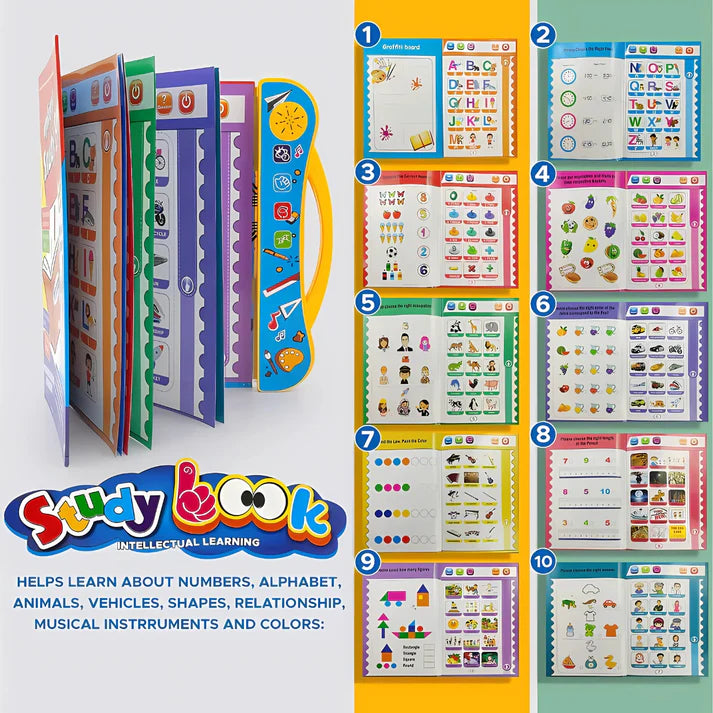 Kids Intelligence E-Book, English Letters & Words Learning